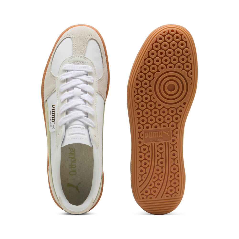 Puma Palermo "Puma White Pistachio Green" [396464-18]