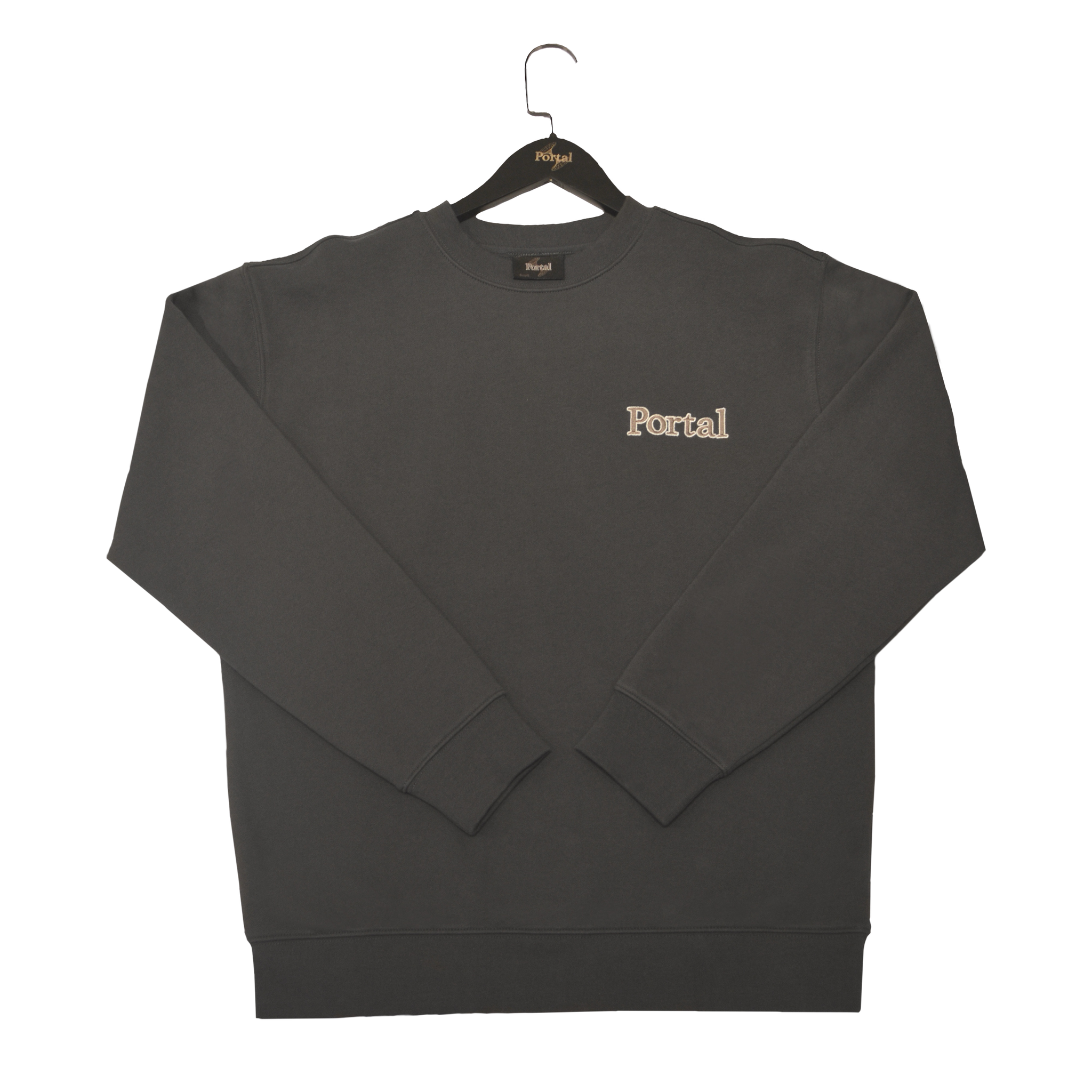 Portal Logo Crewneck "charcoal"