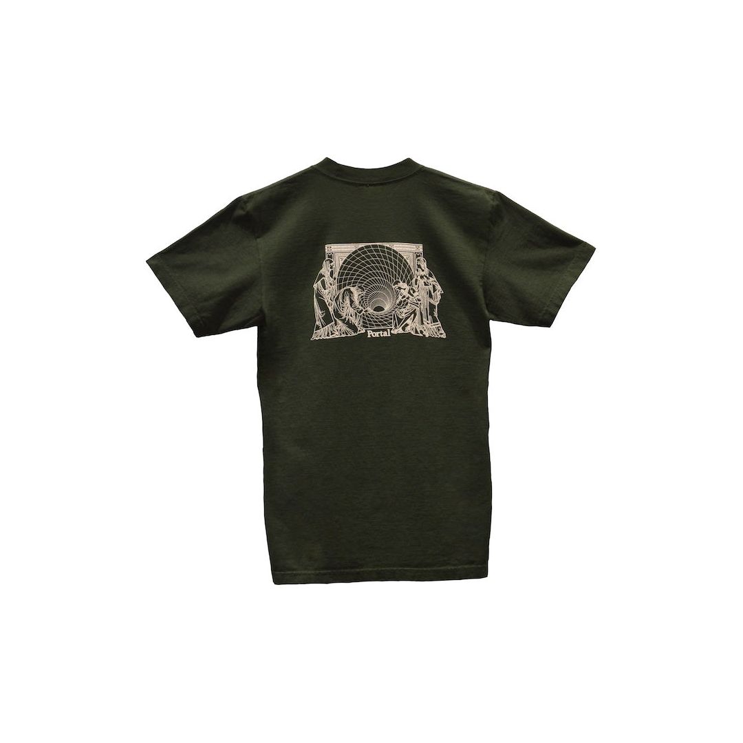 Portal Lithograph Tee "moss"