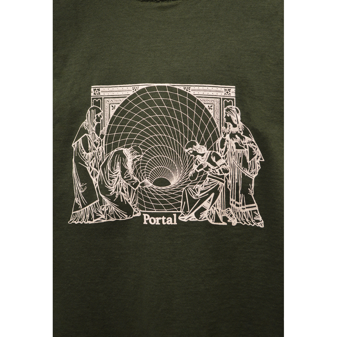 Portal Lithograph Tee "moss"