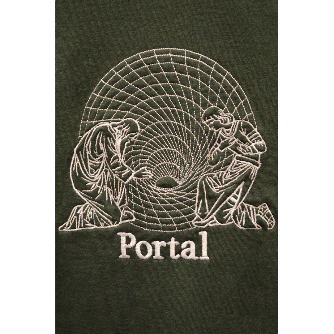 Portal Lithograph Tee "moss"