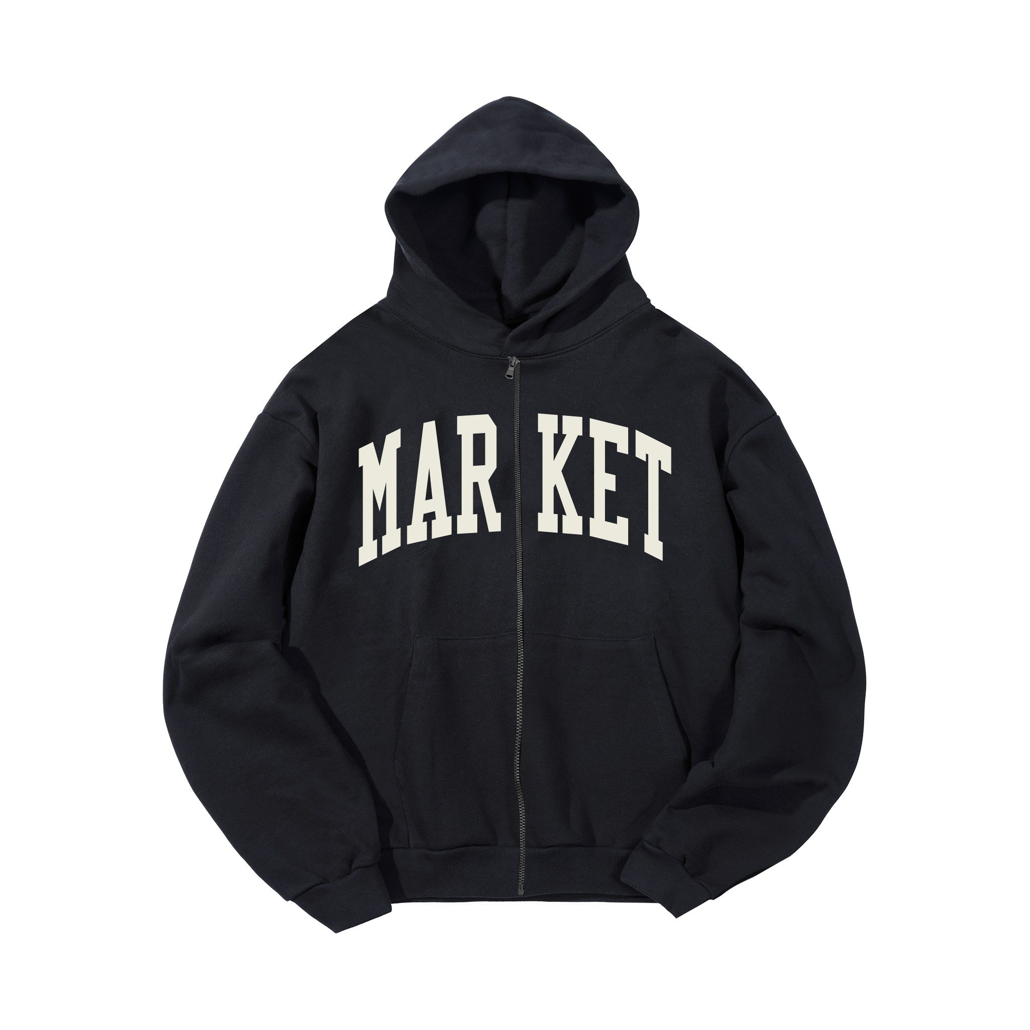 Market Classic Market Arc Full Zip Sweater Hoodie "Black"
