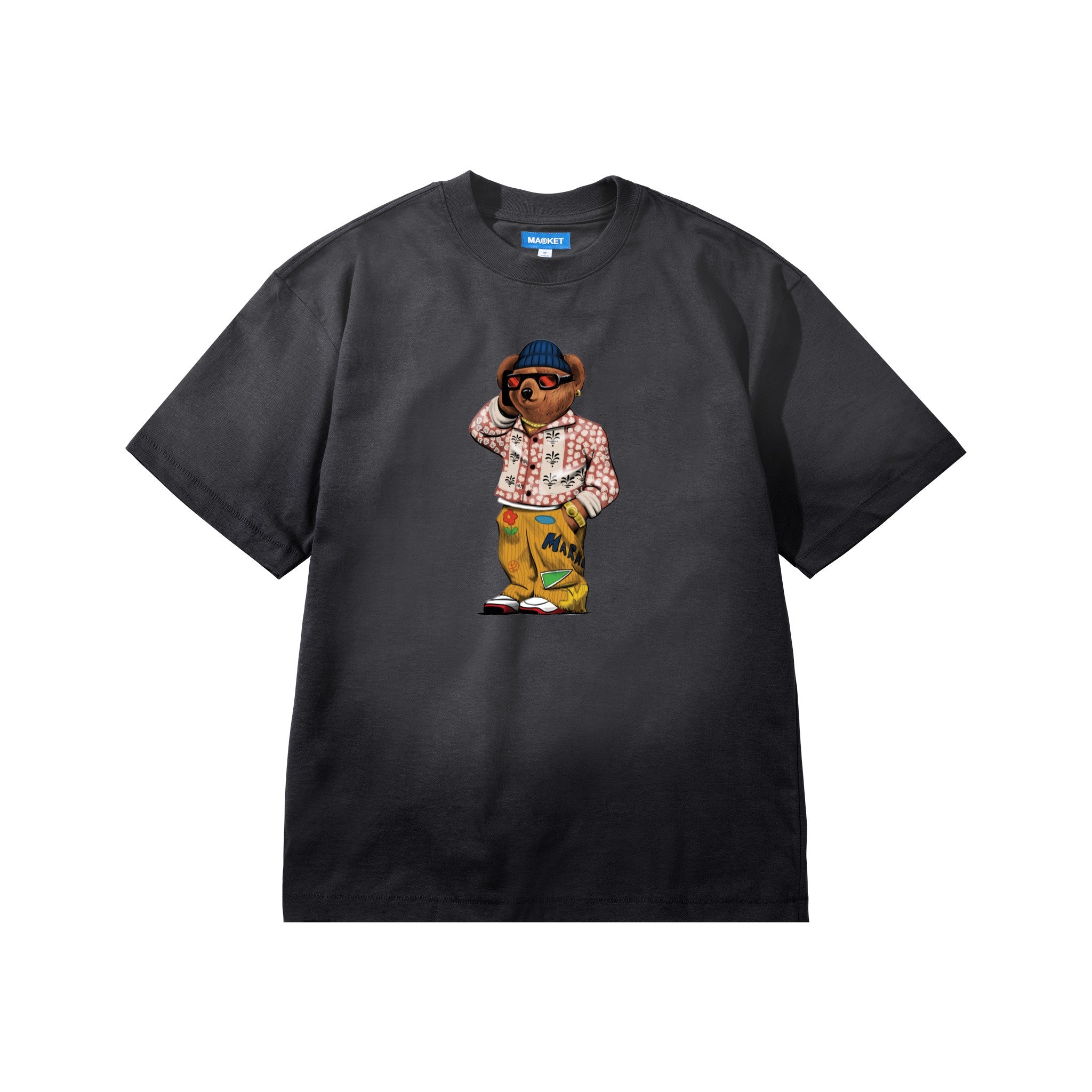 Market Folk Fitted Bear T-Shirt