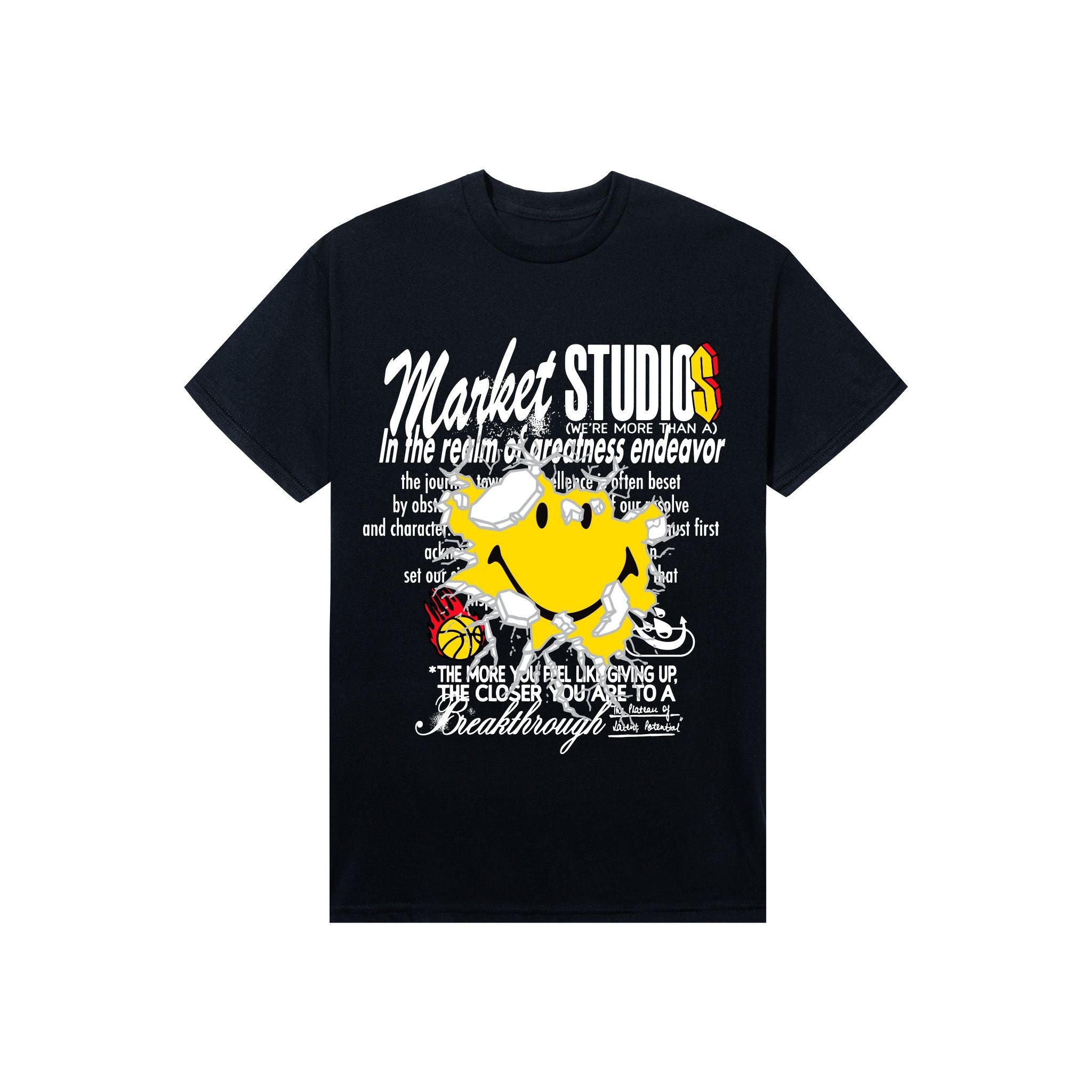 Market Smiley Greatness T-Shirt "Black"