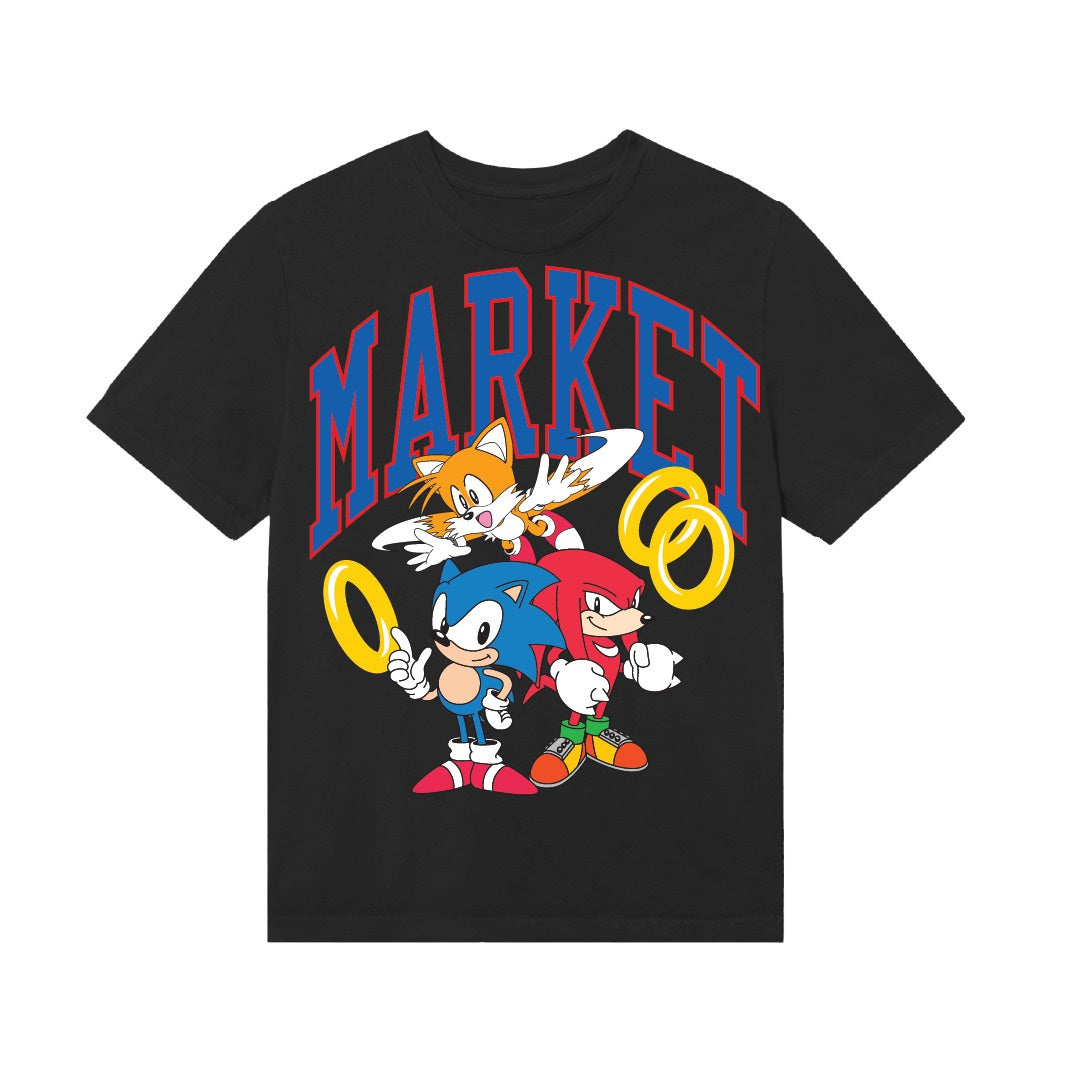 Market x Sonic Group T-Shirt "Black"