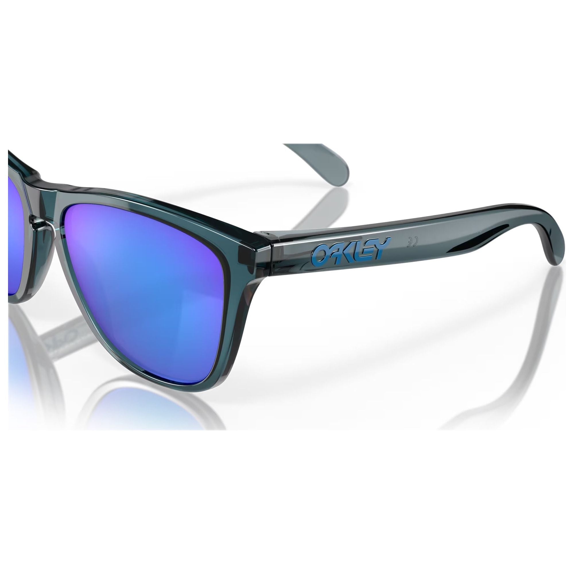 Oakley Frogskins "crystal black | PRIZM sapphire iridium polarized"