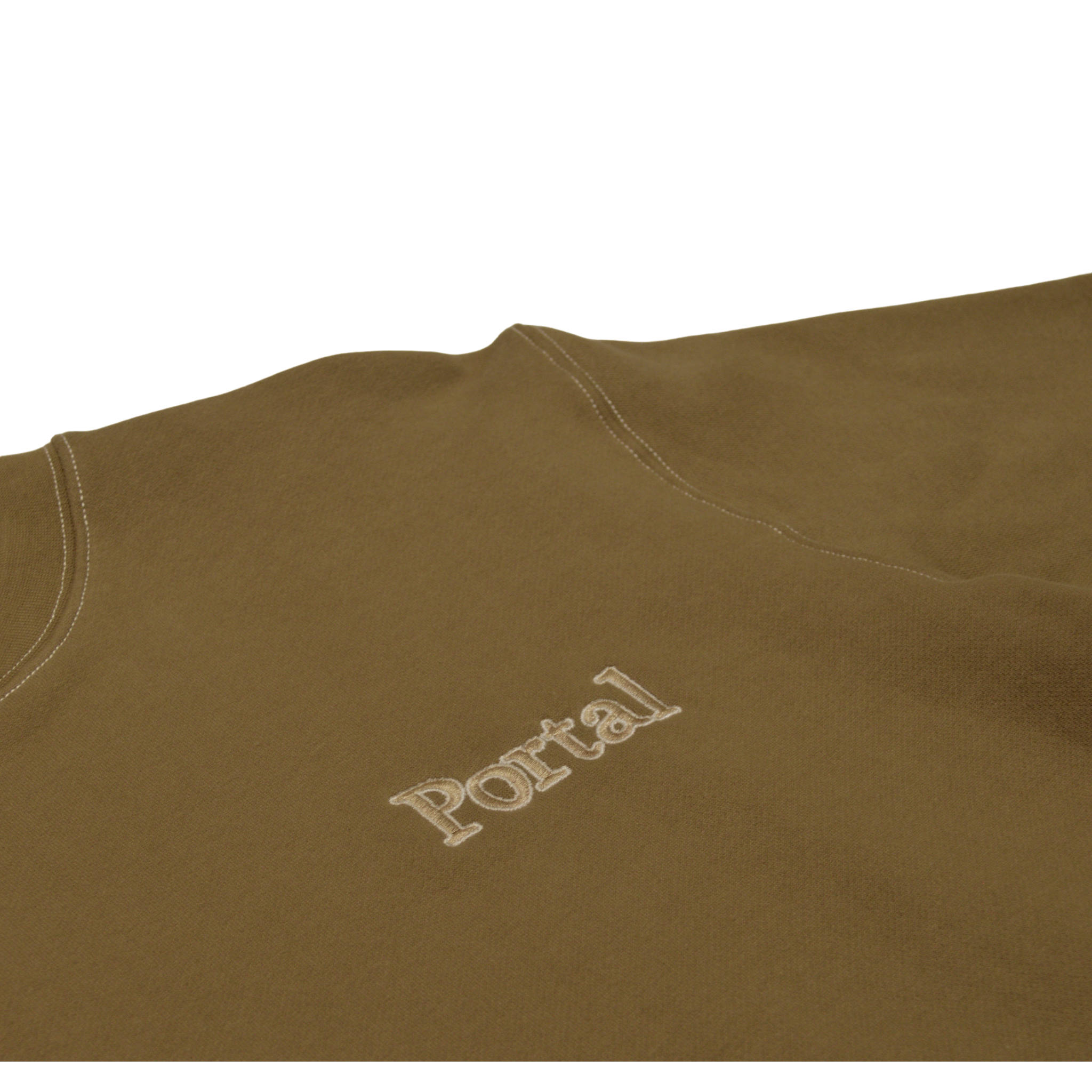 Portal Logo Crewneck "sand"