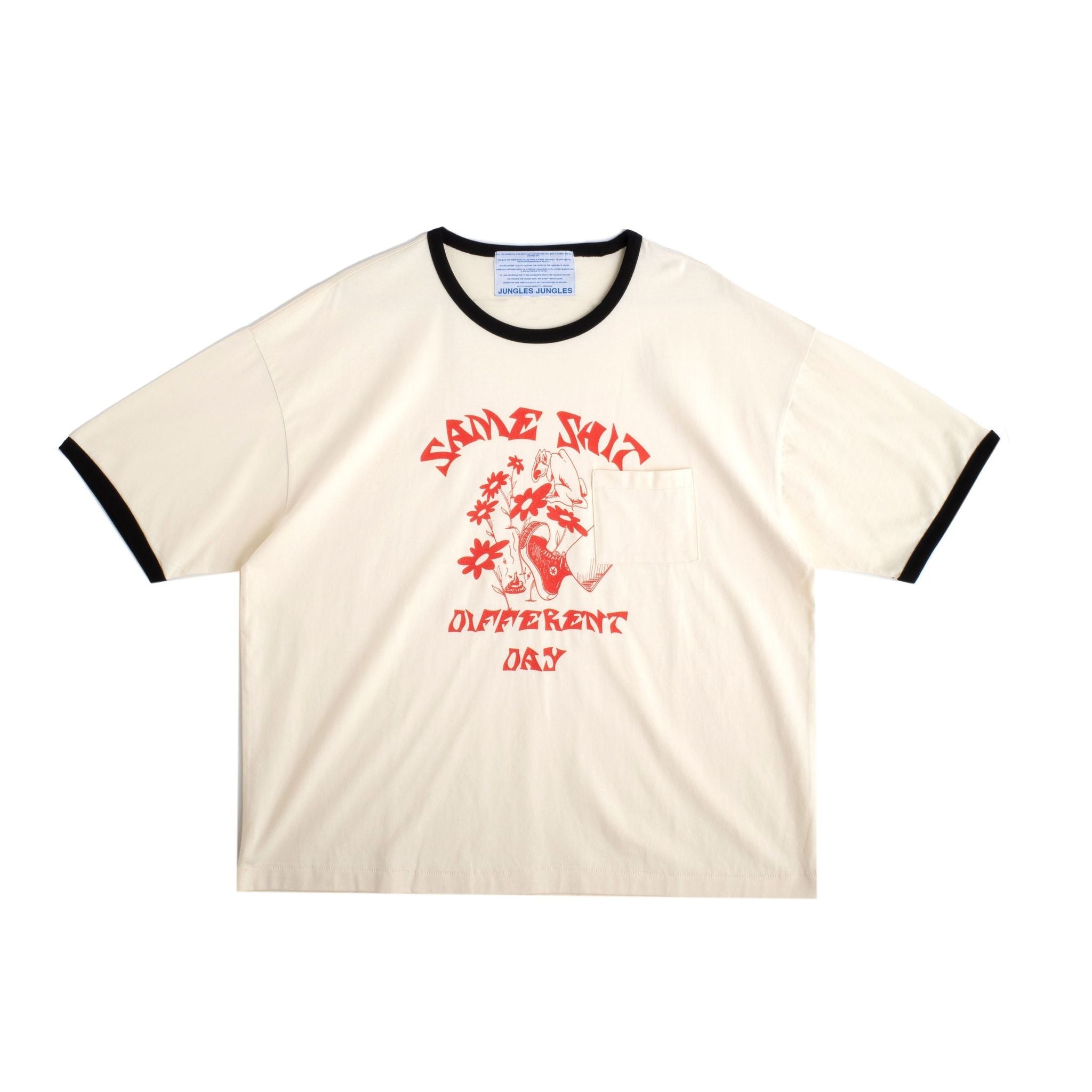 Jungles Same Shit Ringer Tee