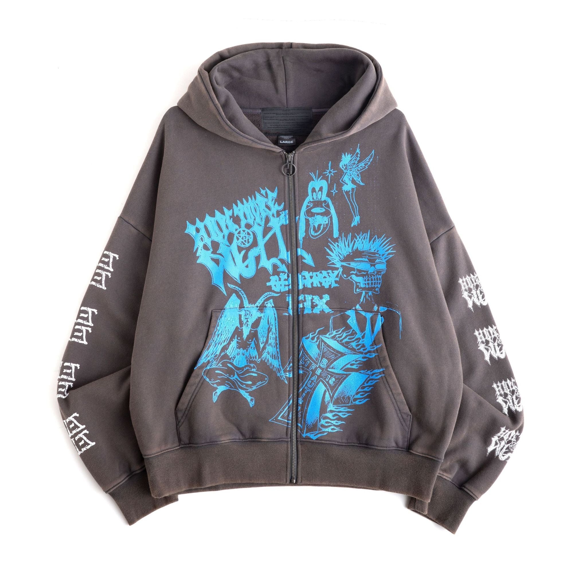 Jungles Hope You're Well Zip Hoodie