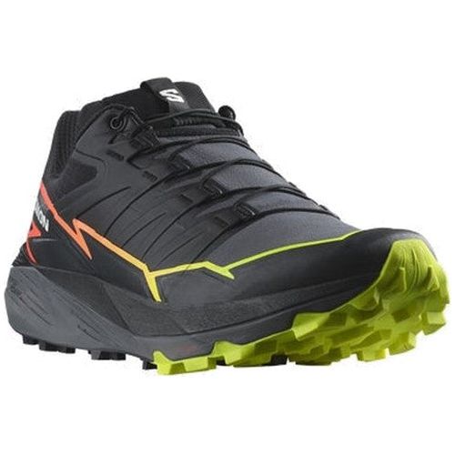 Salomon Thundercross "black quiet shade neon flame"