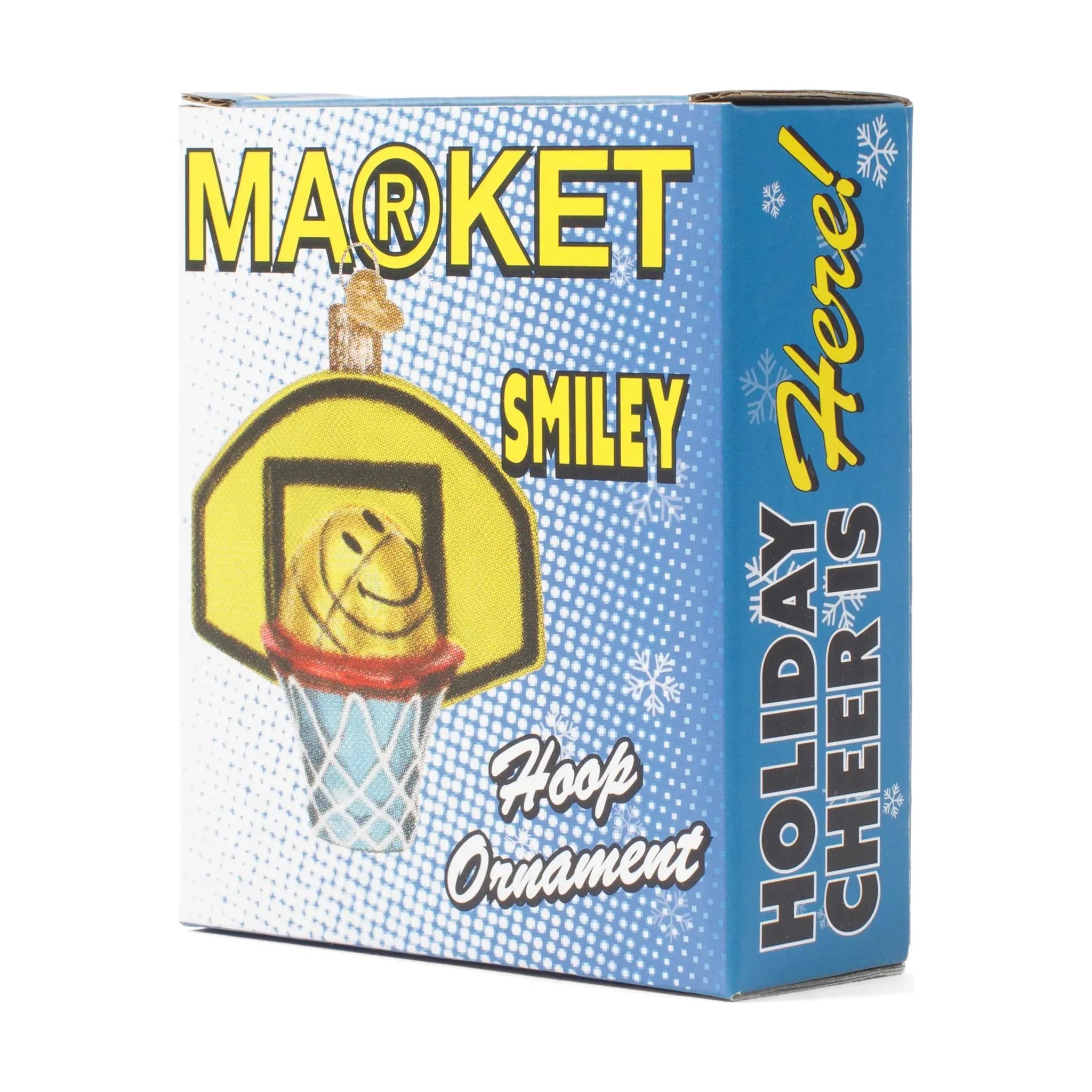 Market Smiley Basketball Hoop Ornament
